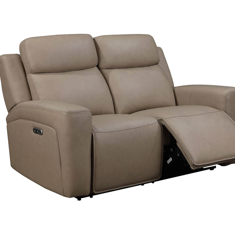 Novarra 2 Seater Electric Recliner Sofa Mocha