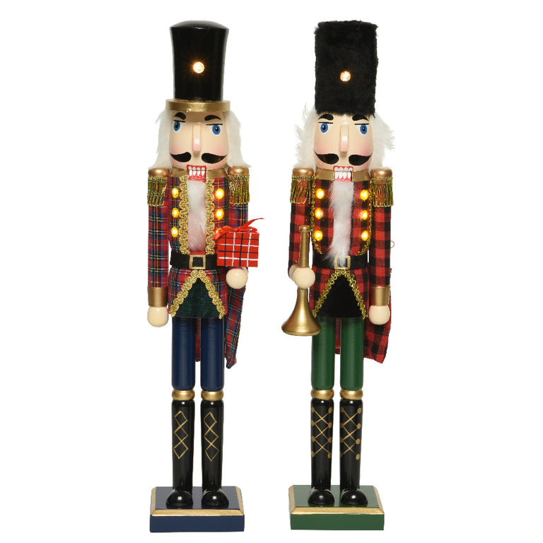 Nutcracker Pinewood Steady Led