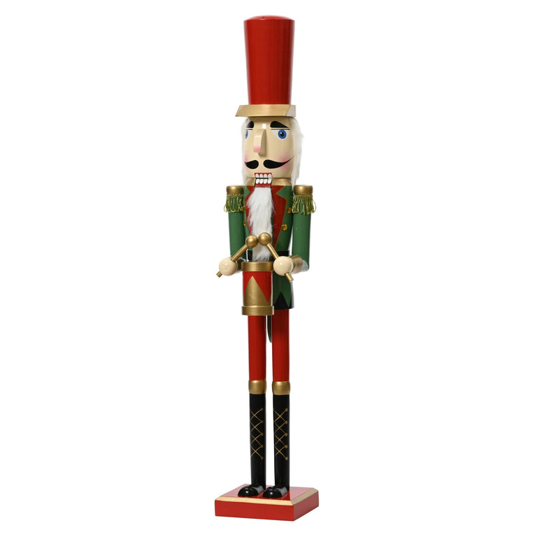 Nutcracker Pinewood with Drum – Christmas Decor & Holiday Home Decor