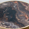 Nyra Nest of Two Side Tables close view picture of the table top marble design