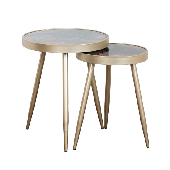 Nyra Nest of Two Side Tables picture on the white background