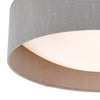 Nysa 2 Light Flush Light Grey close view picture of the shade