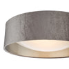 Nysa 2 Light Flush Light Mink close view picture of the shade