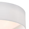 Nysa 2 Light Flush Light White close view picture of the shade