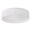Nysa 3 Light Flush Light White picture on the white background