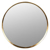 Odele Gold Leaf Round Mirror picture of the mirror