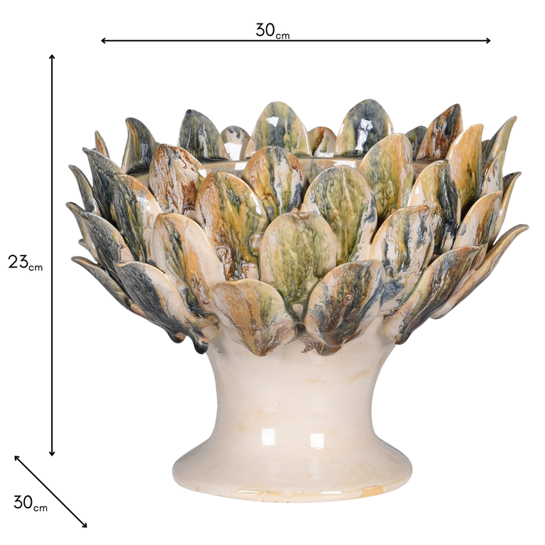 Olbia Footed Bowl - Luxury Homeware Centrepiece