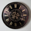 Old Town Gears 60cm world map wall clock shown from another angle (3)