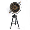 Old Town Gears tripod clock with classic face and exposed moving gears on a tripod stand