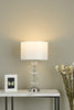 Oleana Table Lamp Polished Chrome and Crystal life style picture