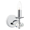 Oleana Wall Light Polished Chrome and Crystal  picture on the white background
