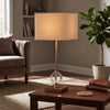 Olivia Buffet Lamps Gold 54cm lifestyle picture on the end table