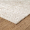 Concept Looms Olivia Rug OLI106 Beige picture of the corner of the rug