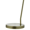 Olly Desk Lamp Antique Brass close view picture of the antiue brass base