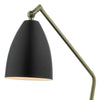 Olly Desk Lamp Antique Brass close view picture of the adjustable shade
