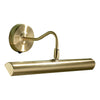 Onedin 2 Light Picture Wall Light Satin Brass picture on the white background