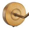 Onedin 2 Light Picture Wall Light Satin Bronze close view picture of the fitting plate with switching rocker