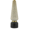 Onora Table Lamp with Black Shade close view picture of the resin base