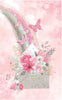 Open Floral Notelets 8pc in a floral design