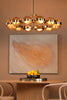 Ophira 12 Light Pendant Antique Gold life style picture