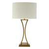 Oporto Table Lamp Aged Brass With Shade picture on the white background
