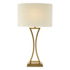 Oporto Table Lamp Aged Brass With Shade picture on the white background