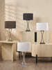 Oporto Table Lamp Matt Black With Shade available in a different colors