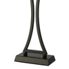 Oporto Table Lamp Matt Black With Shade close view picture of the base