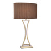 Lighting elegance with Oporto Wavy Table Lamp Antique Brass

