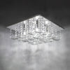 Orella 5 Light Flush Polished Chrome and Crystal  life style picture