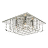 Orella 5 Light Flush Polished Chrome and Crystal  picture on the white background