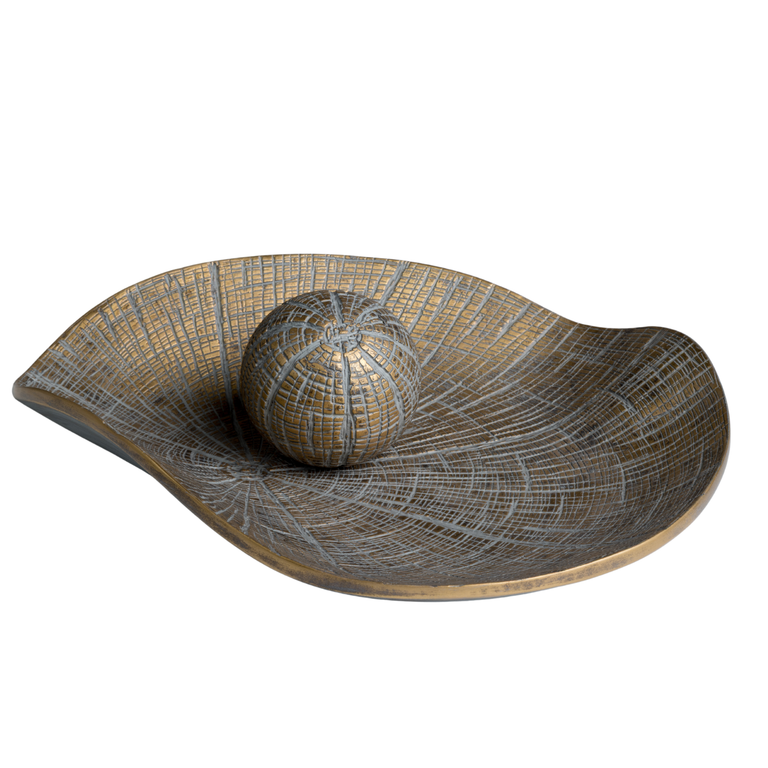 Scatterbox Oriana Ornamental Plate Gold - Elegant Homeware Centerpiece