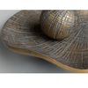 Scatterbox Oriana Ornamental Plate with a gold trimm