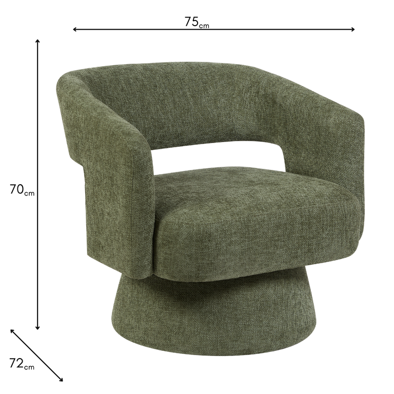 Orla Accent Chair Green - Modern Living Room Furniture