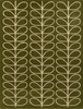 Orla Kiely Linear Stem Olive 060501 front view picture
