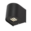 Orville 2 Light Outdoor Wall Light Matt Black picture on the white background