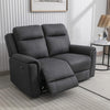 Orwell 2 Seater Sofa Electric Recliner Battersea Gunmetal life style photo with opened seat