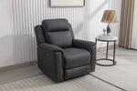 Orwell Electric Recliner Armchair Battersea Gunmetal life style photo