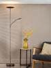 Osbert Mother & Child Floor Lamp Satin Bronze LED perfect for a various of interiors