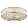 Oslo 3 Light Flush Antique Brass picture on the white background