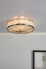 Oslo 3 Light Flush Antique Brass life style picture