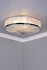Oslo 3 Light Flush Polished Chrome life style picture