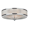 Oslo 3 Light Flush Polished Chrome picture on the white background