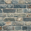 Oslo Grey Brick Wallpaper swatch showing the full pattern