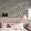 Laura Ashley Otterham Garden Wallpaper Pistachio Green life style picture