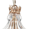 Ottoman Lantern Polished Gold and Glass close view picture of the golden design