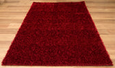 Ottova Shaggy Rug Red picture on the floor