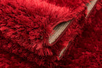 Ottova Shaggy Rug Red modern shaggy rug