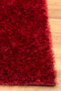 Ottova Shaggy Rug Red picture of the corner