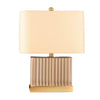 Paige Glass and Acrylic Rectangle Lamp 59cm gold lamp for table